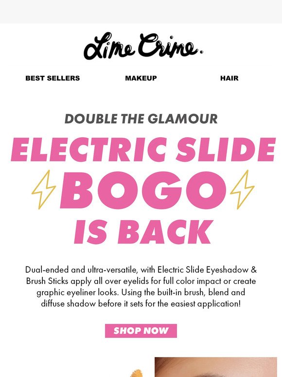⚡ BOGO: Electric Slide Eyeshadow Sticks ⚡