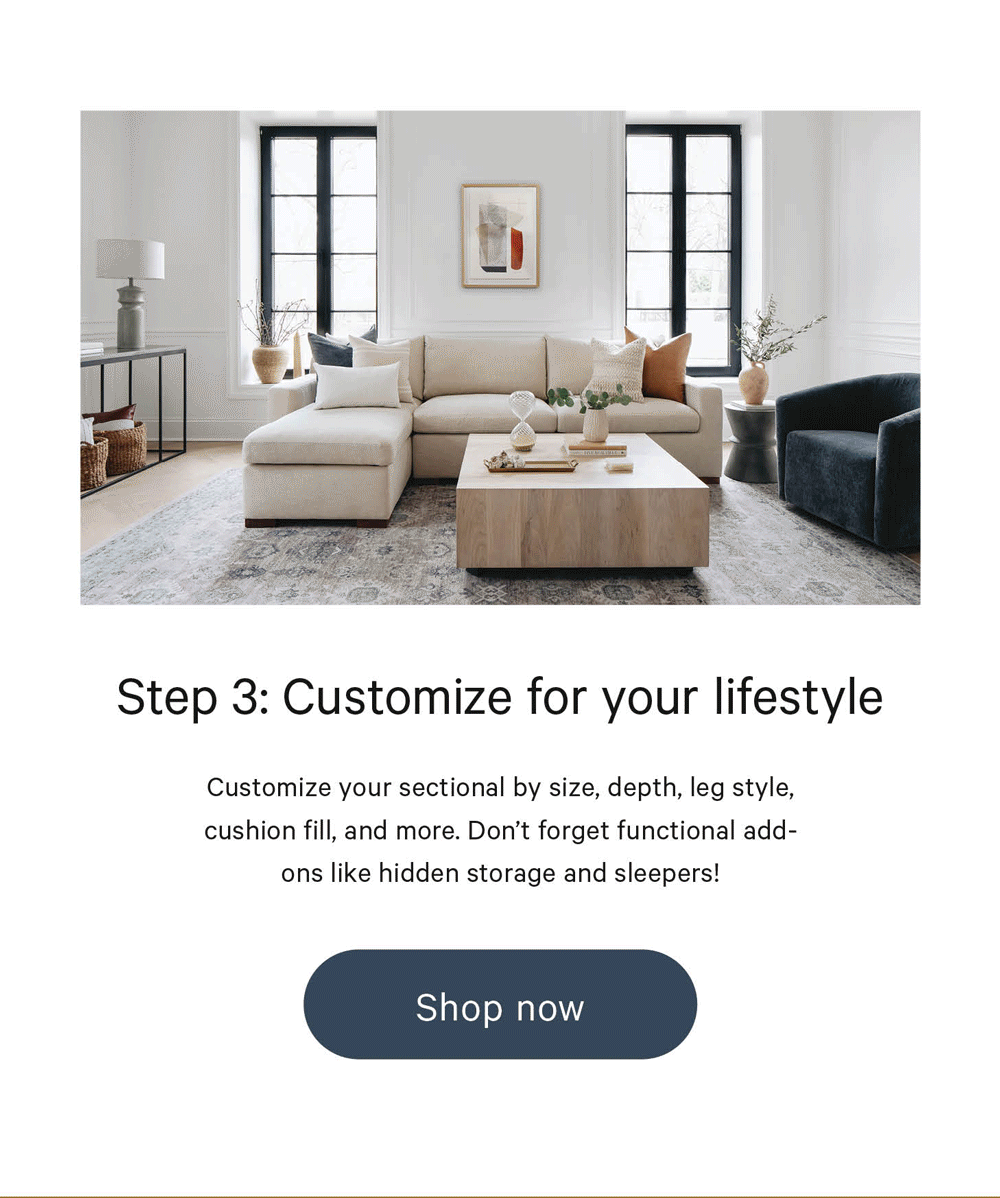 Interior Define How to design the *perfect* sectional Milled