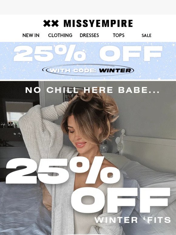 ❄️🔥 Cozy In, Slay Out – Snatch 25% Off with Code: WINTER