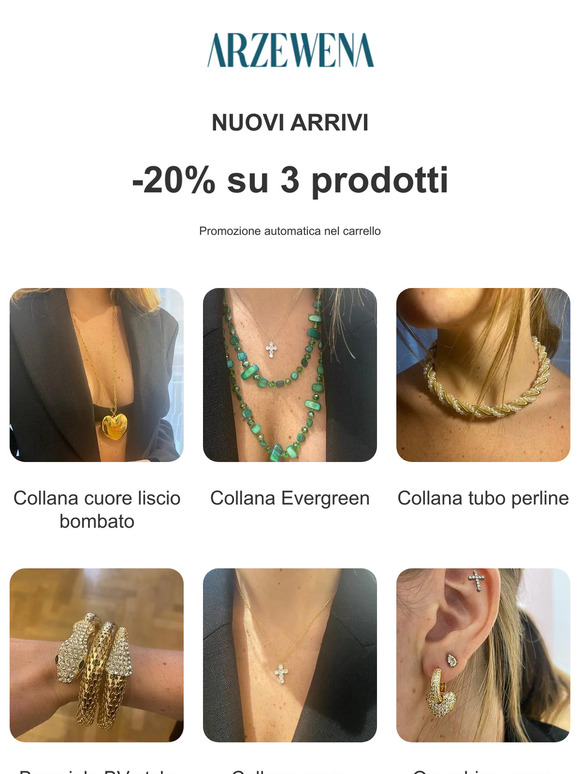 Nuovi arrivi e 20% ancora attivo!
