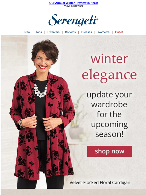 Serengeti Catalog The Holidays Are Coming Be Ready with These