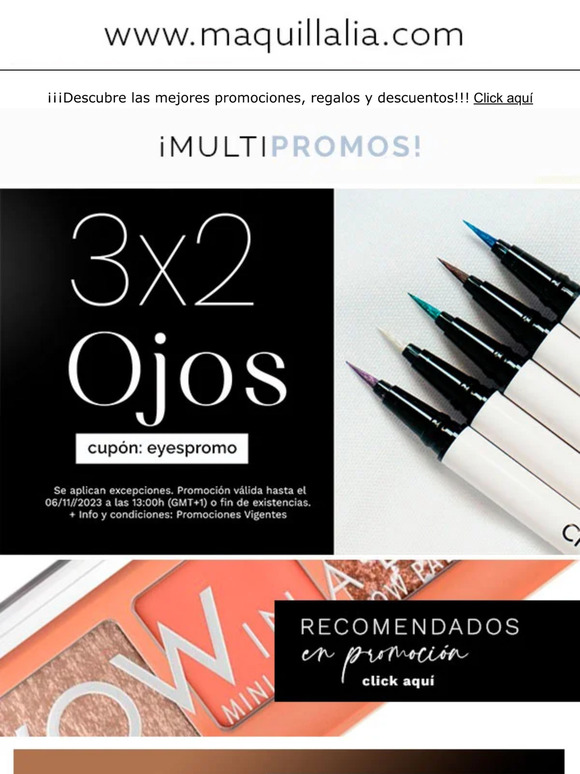 🤩 Maquillaje en PROMO para tus ojos 🤩