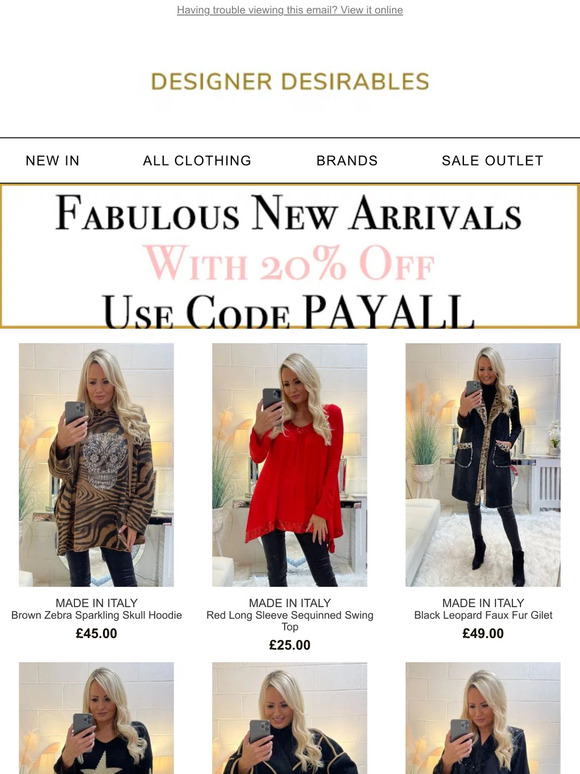 💖 Fabulous New Arrivals Selling Out Fast With 20% Off 💖