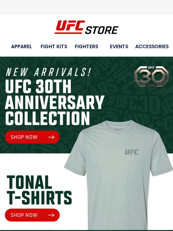 Celebrate 30 Years of the UFC with the New 30th Anniversary Collection!