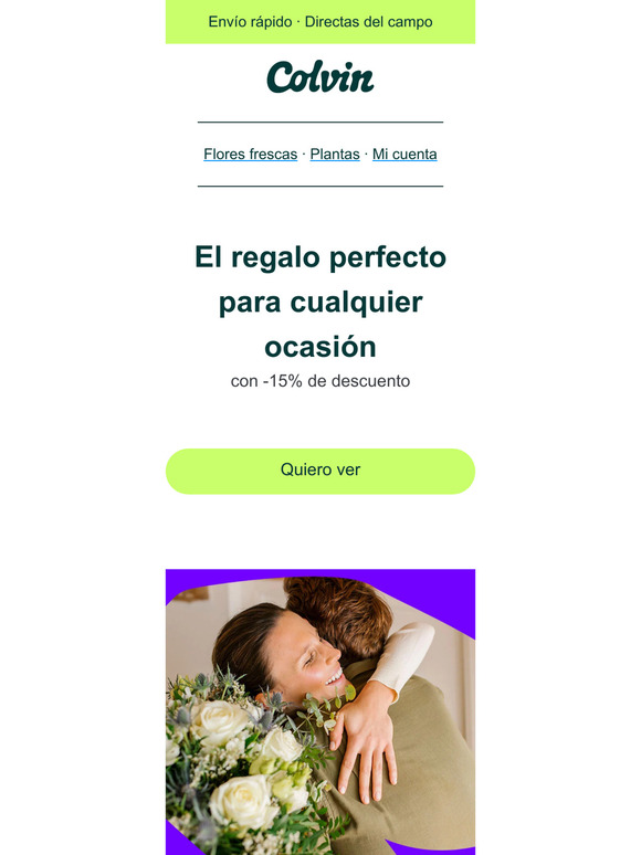 -15% en flores y plantas para cada ocasión 🥳