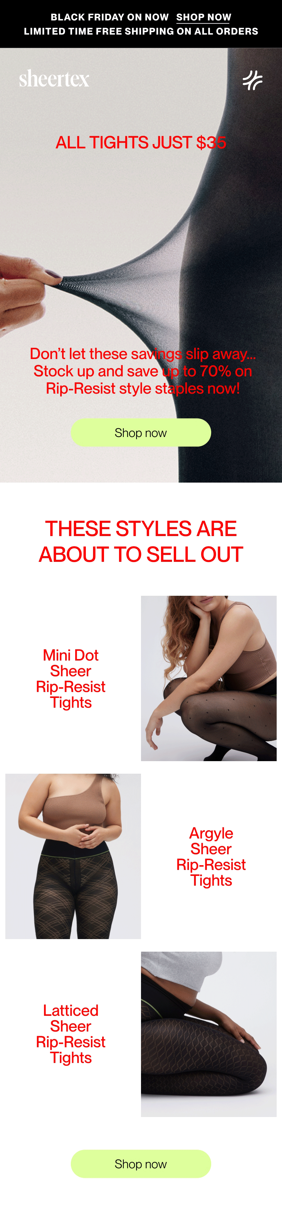 Nude Sheer Rip-Resist Tights - Sheertex Canada