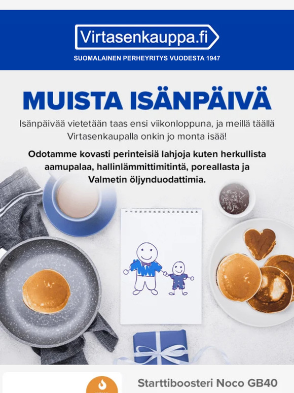Muista isänpäivä 👨‍👧