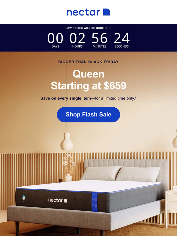 Bigger than Black Friday: Queen NOW at $659 👑