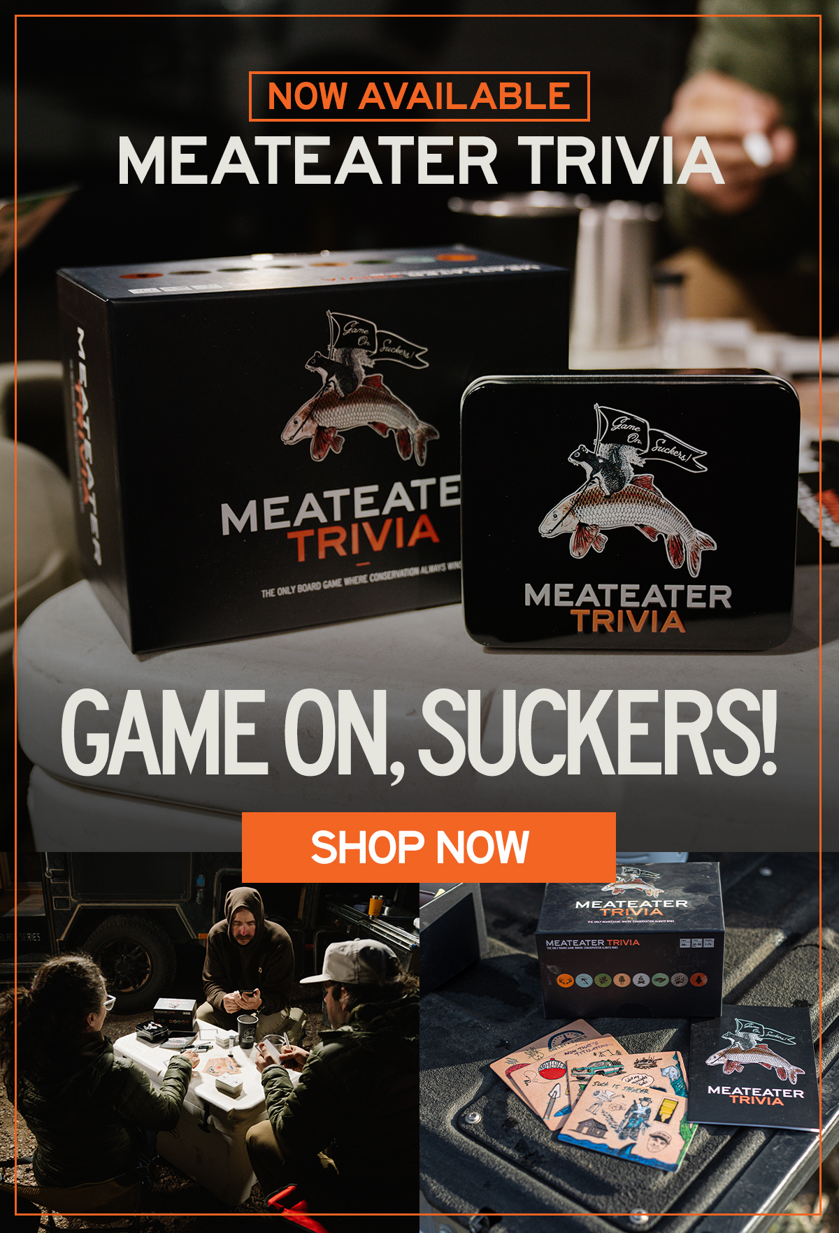 MeatEater MeatEater Trivia Board Game Now Available! Milled
