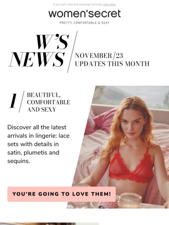 🗞️W’S NEWS NOVEMBER // Lingerie, Dash and Stars...