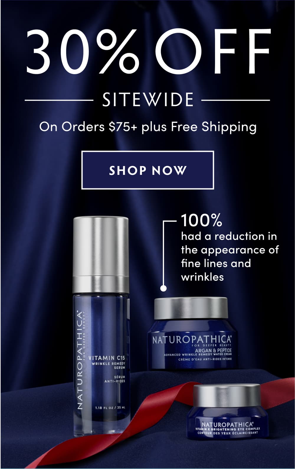 30% OFF SITEWIDE Orders $75+ plus free shipping. SHOP NOW