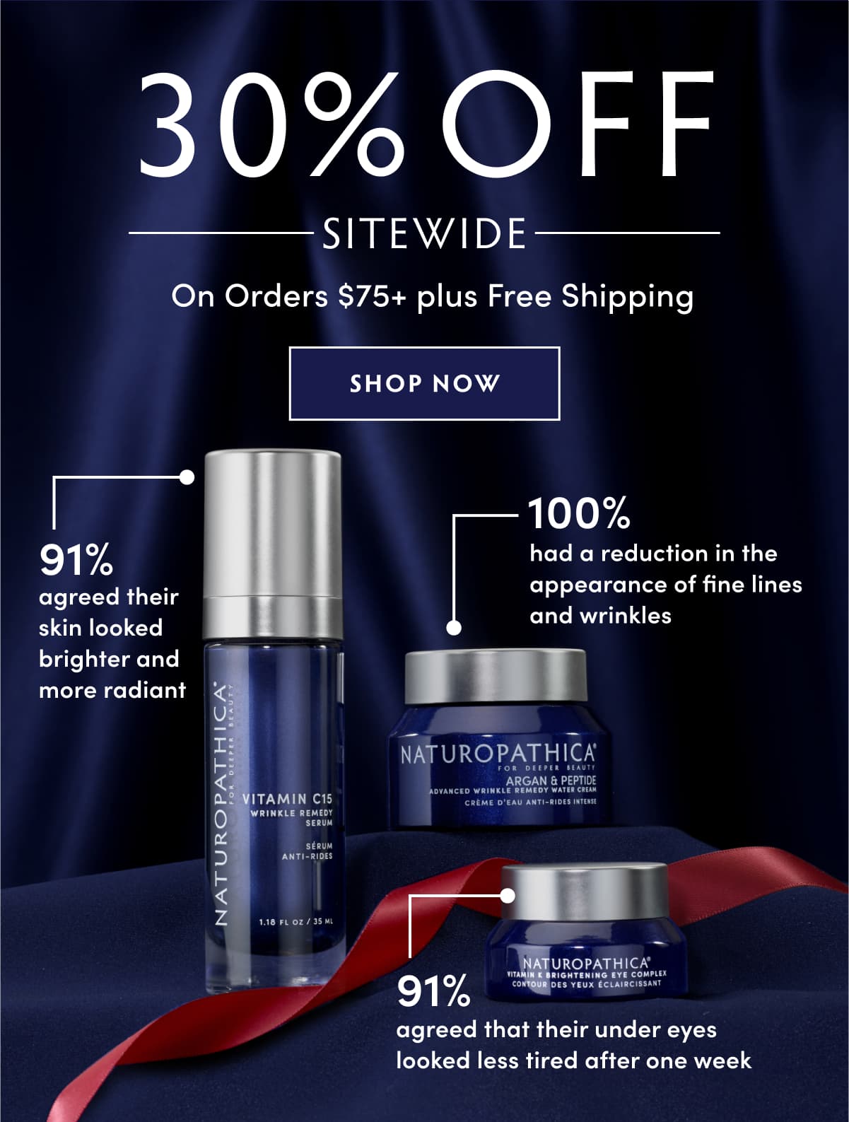 30% OFF SITEWIDE Orders $75+ plus free shipping. SHOP NOW
