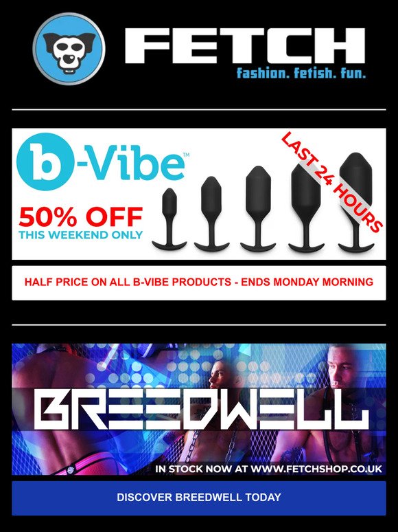 SALE ENDS TOMORROW - GET VIBING WITH HALF PRICE B-VIBE