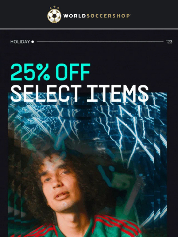 World Soccer Shop [COUPON INSIDE] 25 Off Select Items for a Limited