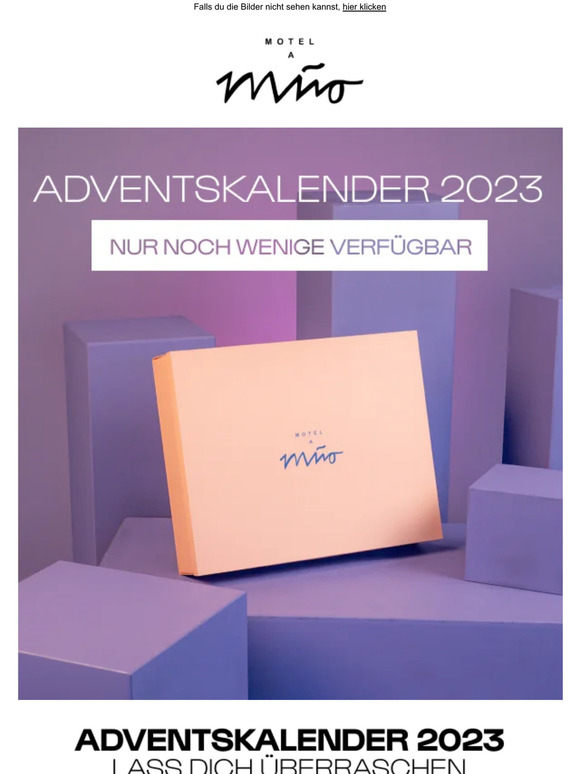 Motel a Miio DE Fast ausverkauft Adventskalender 2023 Milled