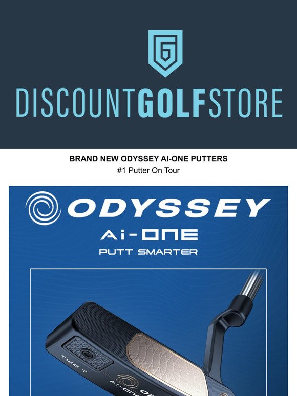 Brand New Odyssey Ai-ONE Putters