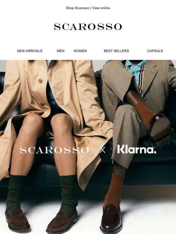 Exclusive Offer: 20% Off Scarosso with Klarna!