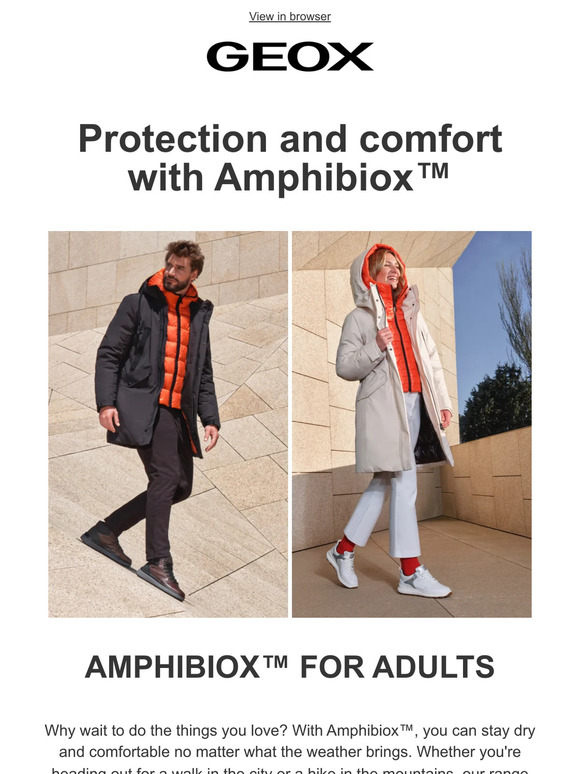 Amphibiox™: Waterproof style