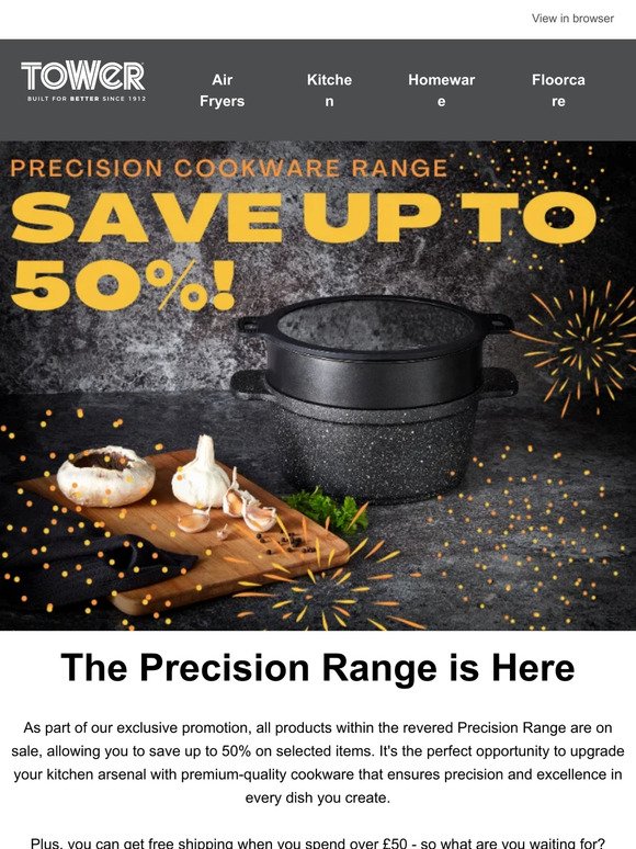 New Precision Cookware - For Less!