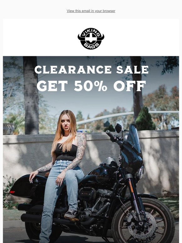 Clearance Sale - Get 50% Off