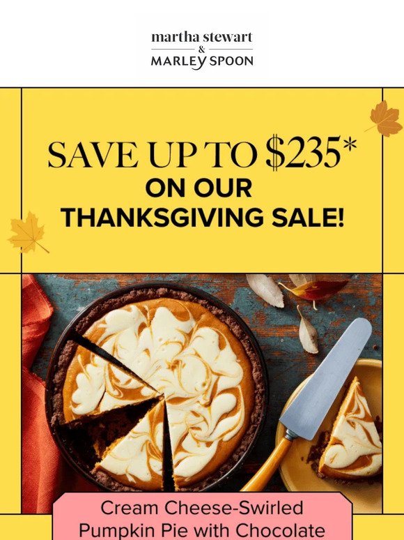 Thankful for... $235 off!