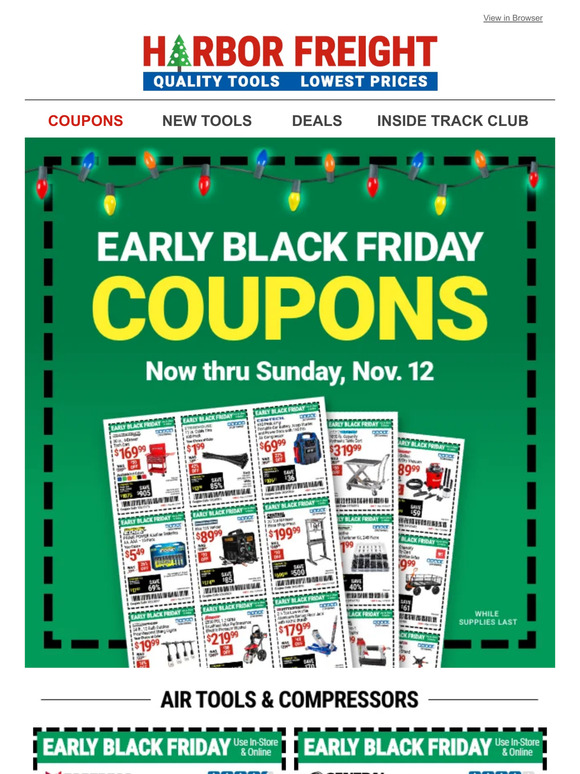 Harbor freight online black friday coupons