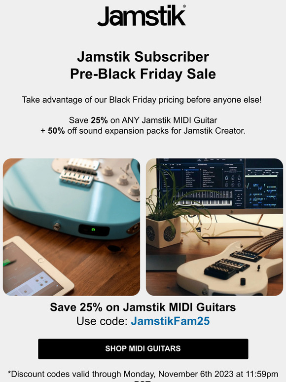 Last Chance — Jamstik Subscriber-Exclusive Sale