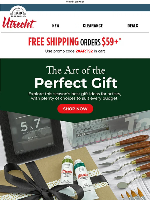 Utrecht Art Supplies The Season’s Best Gifts For Artists Milled