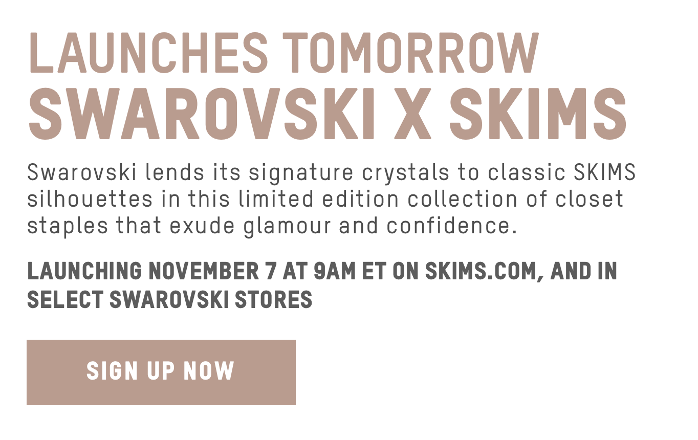 Swarovski X Skims Is Here – Shop The Collection Before It's Gone