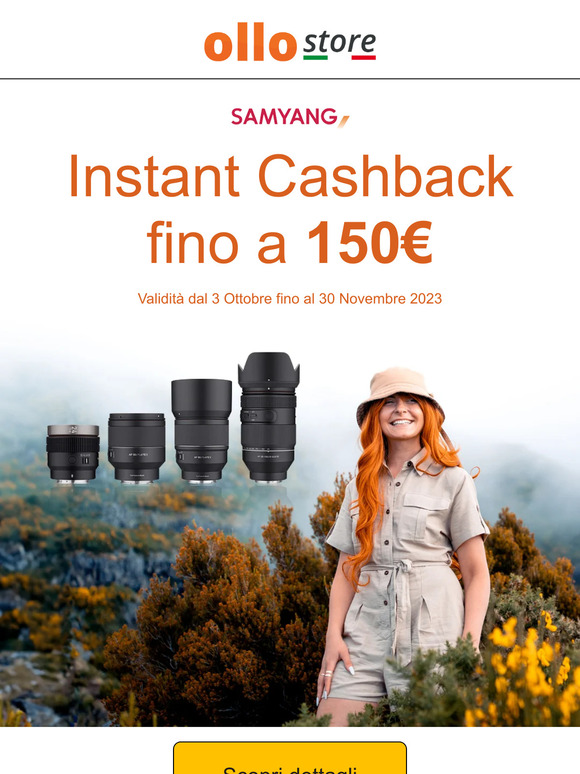 Fino a € 150 di Extrasconto Cassa Samyang