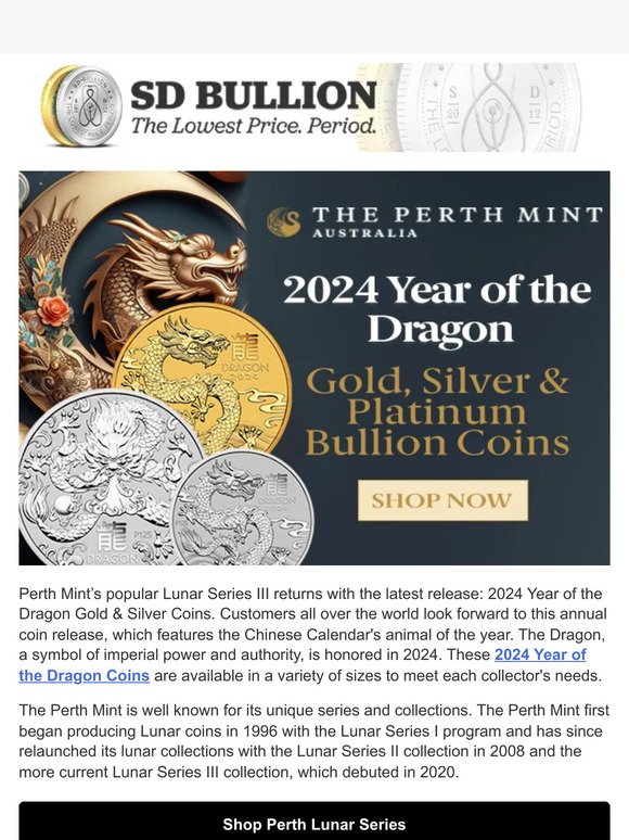 2024 Samoa Year of the Dragon 1 oz Gold Coin Lunar New Year Bullion
