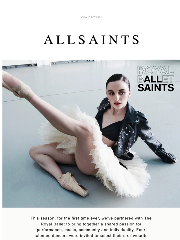 AllSaints X The Royal Ballet