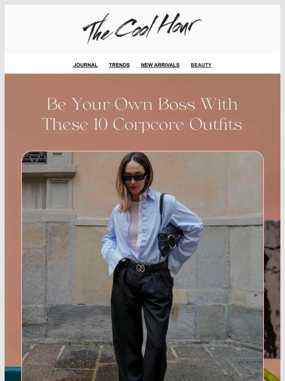 Be Your Own Boss With These 10 Corpcore Outfits