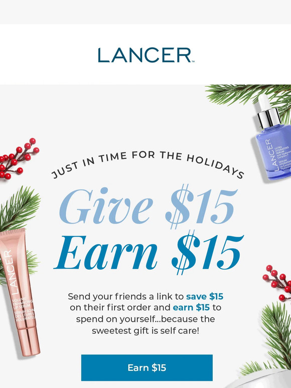 'Tis the Season - Give $15, Earn $15!