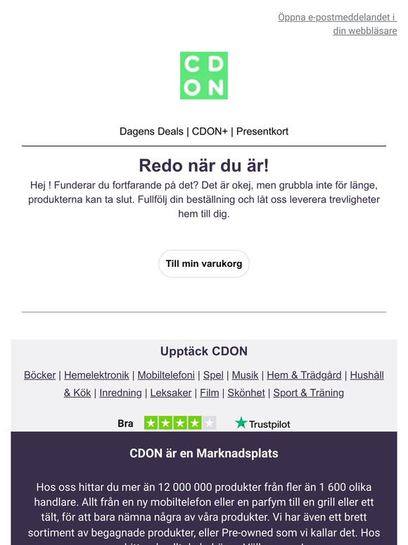 Shoppar du fortfarande?
