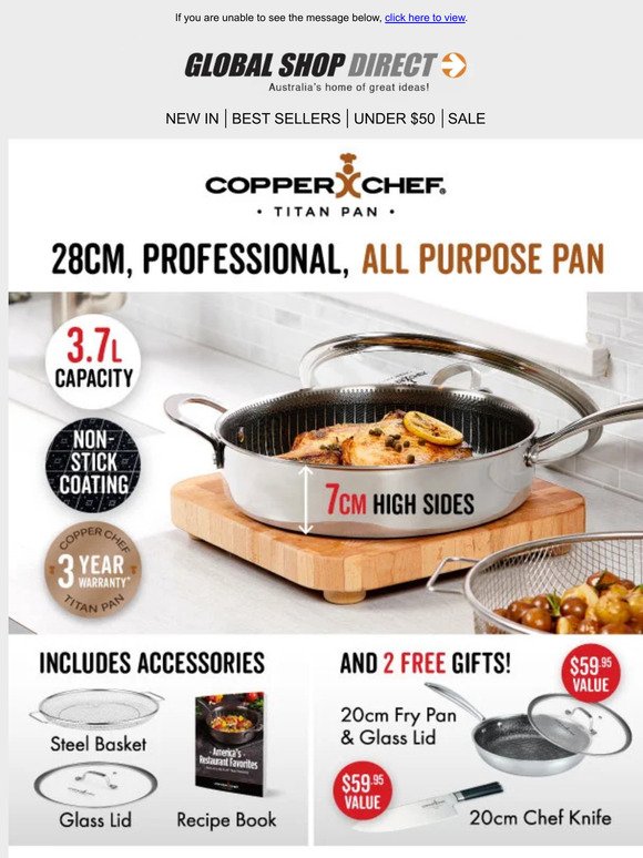 TRENDING: Copper Chef Titan Pan
