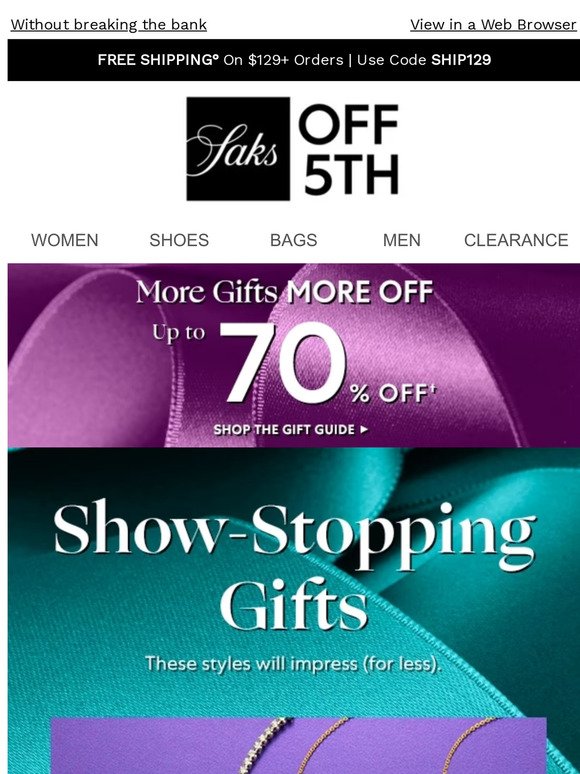 Saks OFF 5TH on the App Store