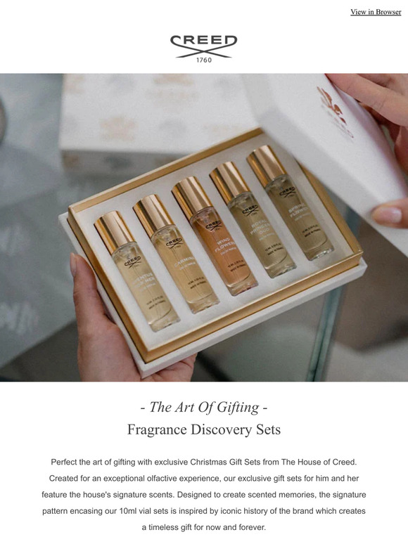 Creed Global Perfect The Art Of Gifting With Our Fragrance Discovery