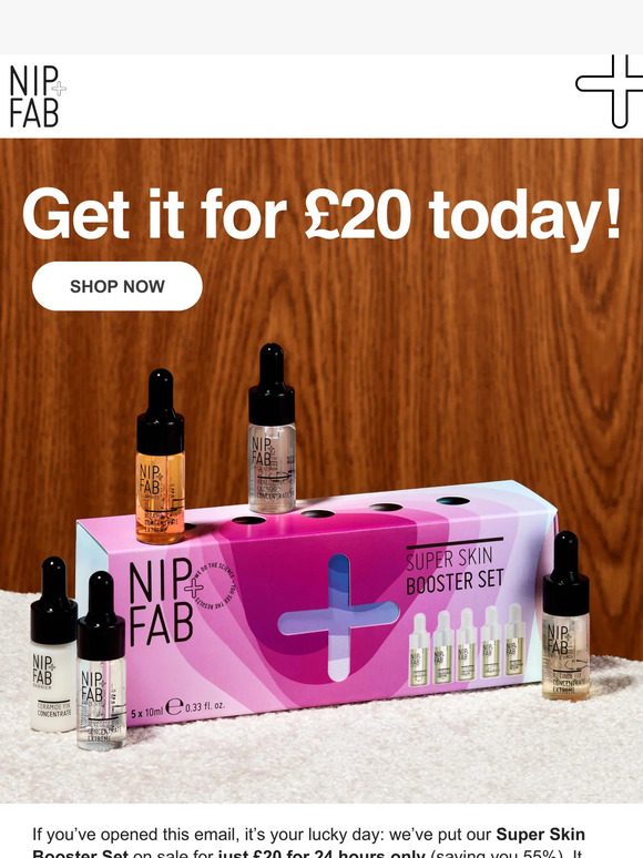 FLASH SALE: 5 concentrates for £20