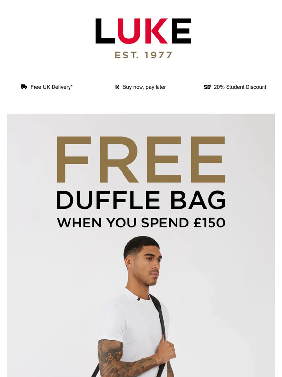FREE Duffle Bag 👀