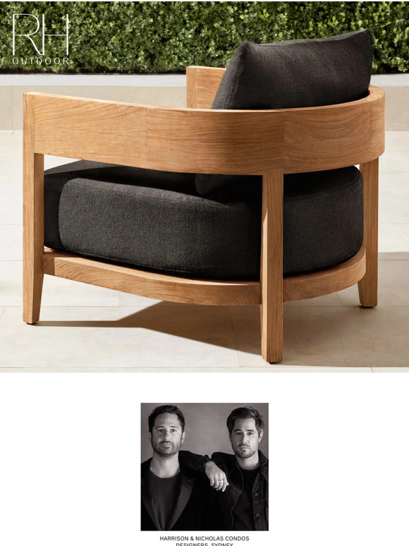 The Balmain Collection. In Premium Solid Teak or Handcrafted Aluminum.