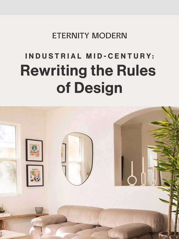 Discover the Perfect Fusion: Industrial + Mid-Century Design!