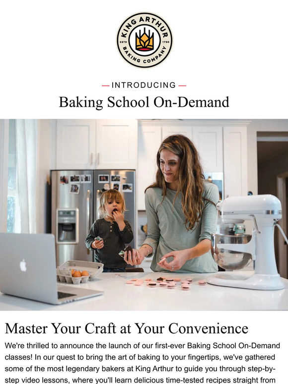 King arthur baking company new baking school on demand milled