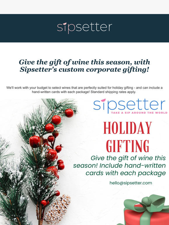'Tis the season for gifting wine!