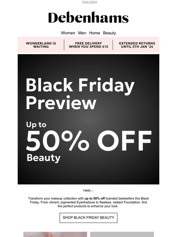 Save up to 50% on these Makeup favourites — + FREE delivery