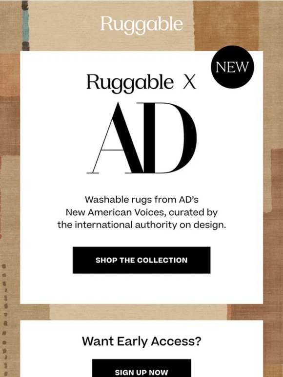 Introducing the Ruggable x AD Collection