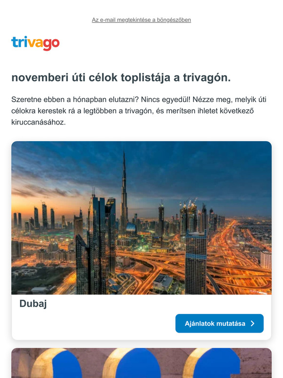 novemberi kiruccanás? Ide érdemes tervezni.