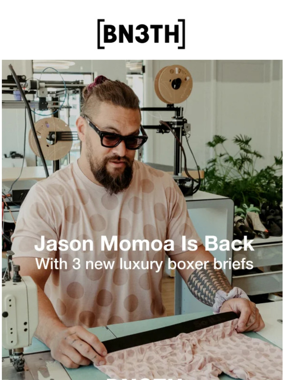 🔥 Limited Edition: Jason Momoa Signature Boxer Briefs