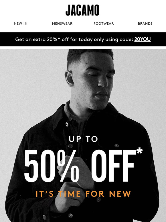Up to 50% off? Yes please 🤑
