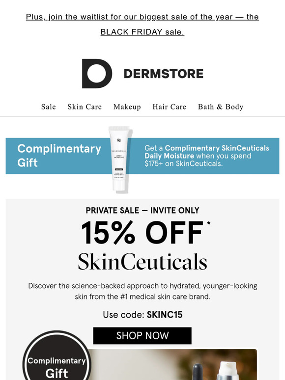 Reveal younger-looking skin with 15% off SkinCeuticals